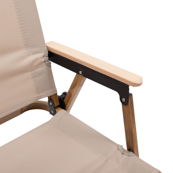 Крісло розкладне туристичне 52×53×77 см крісло Бежеве HP-SY-1B | Зображення 5