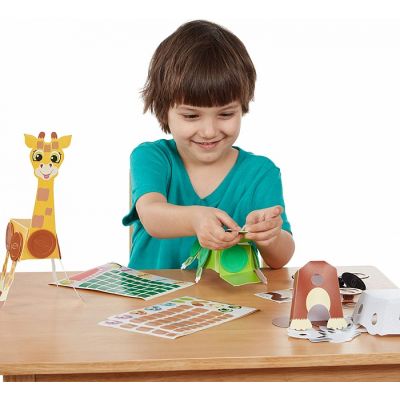 Набор для творчества Melissa&amp;Doug Веселые животные Сафари (MD30190) | Зображення 3