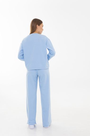 Штани-палаццо 4Profi двунитка голубые размер L 27988 | Зображення 3