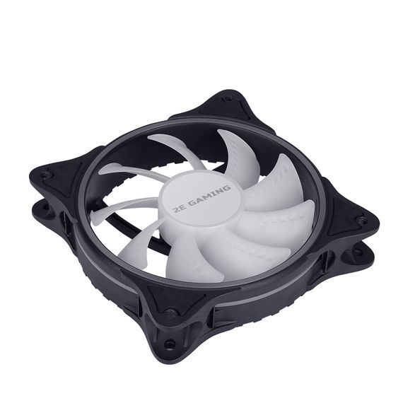 Корпусной вентилятор 2E GAMING (F120OI-ARGB) 120мм,3+3pin5VAura,черн.лопасти,рамка, outer-inner LED (2E-F120OI-ARGB) | Зображення 6