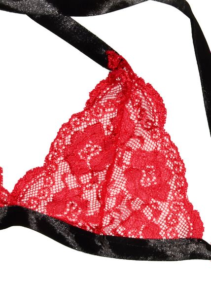 Еротичний комплект Babydoll 42 Червоний 27859 | Зображення 4