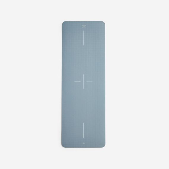 Килимок для пілатесу 170 см × 58 см × 8 мм сірий - One Size
