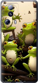 Чехол на Xiaomi 13 Lite Жабки "5656u-3017-17620"