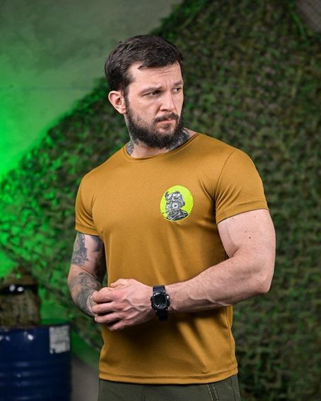 Тактична футболка з відведенням поту Soldier coyot ПП7620 | Зображення 2