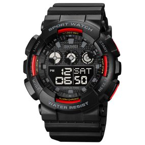 Чоловічий годинник Skmei 1857RD Black-Red