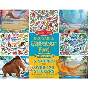 Набор для творчества Melissa&amp;Doug Набор многоразовых наклеек Доисторический мир (MD9341)