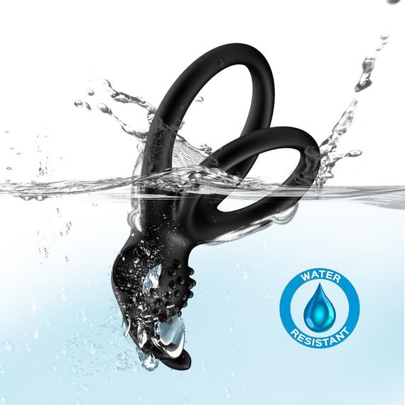 Эрекционное виброкольцо на пенис Traveler black Sex Aura | Зображення 3