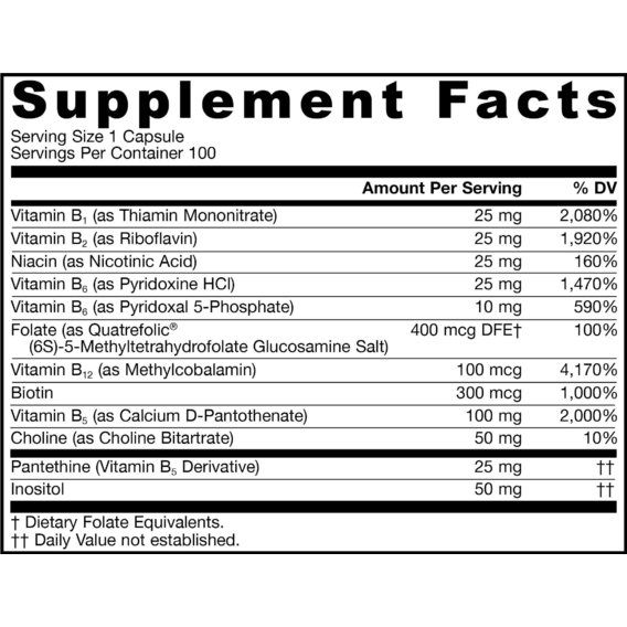 В комплекс Jarrow Formulas B-Right 100 Veg Caps | Зображення 1