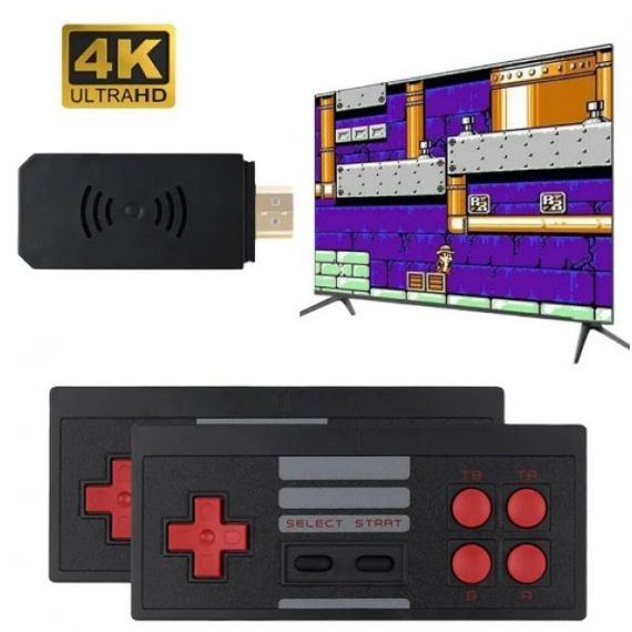 Консоль с 400 играми для детей Mini Game Box D600 HDMI, Портативная восьми-битная игровая консоль retro VR-63 | Зображення 3