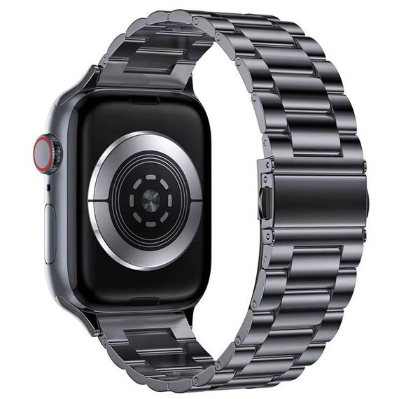 Ремінець Steel Elegance для Apple Watch 38/40/41/42mm(ser.10) Black | Зображення 1