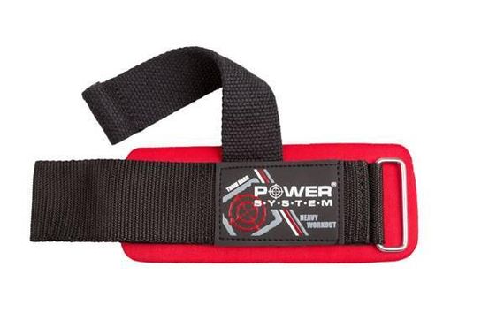 Лямки для тяги з валіком Power System PS-3350 Power Pin Black/Red | Зображення 2