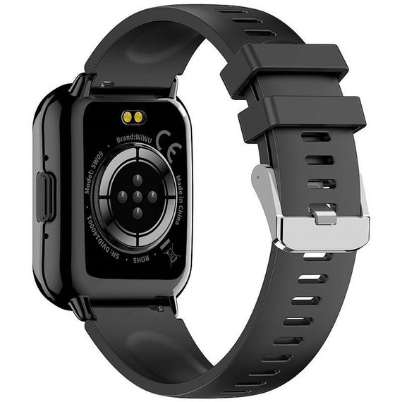 Смарт-годинник WiWU SW09 Smart sports watch (call version) Black | Зображення 2