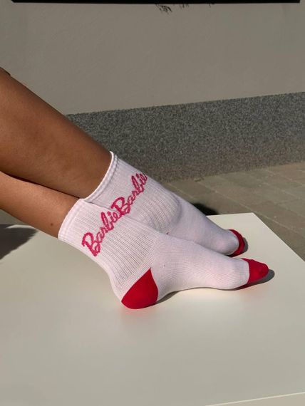 Трендовые детские, женские носки с крутым принтом Barbie р. 33-36, 36-39 TM TwinSocks 36-39