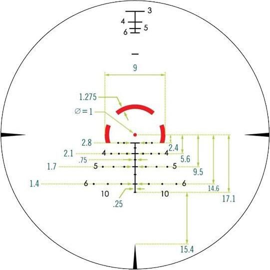 Прицел оптический Vortex Strike Eagle 1-8x24 сетка AR-BDC Оптический прицел Оптический прицел для АК 47 Прицел | Зображення 2