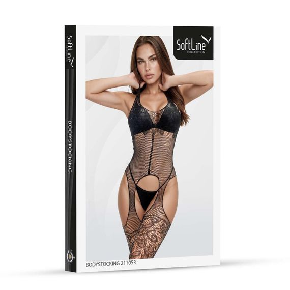 Бодістокінг - Bodystocking 211053, black - One Size Sex Aura | Зображення 2