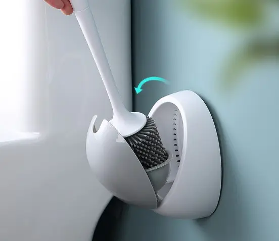 Ершик для унитаза Toilet brush с силиконовой щеткой | Зображення 3