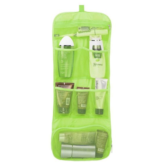 Органайзер дорожный сумочка косметичка Travel Storage Bag. Цвет: зеленый IN-59 | Зображення 3