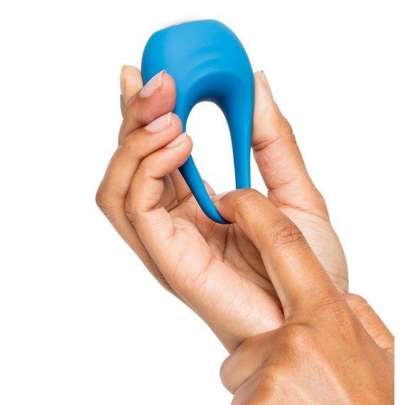 Ерекційне віброкільце Lovehoney Mon Ami, блакитне Sex Aura | Зображення 2