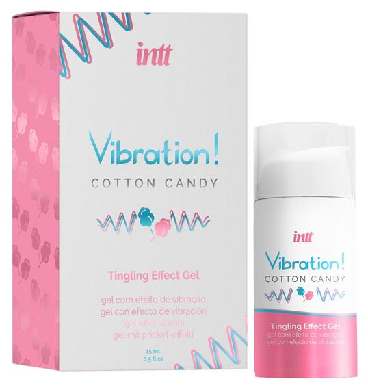 Рідкий вібратор - Intt Vibration! Cotton Candy 15 мл