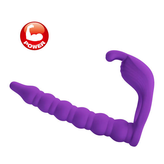 Кільце-насадка для подвійного проникнення - Pretty Love Blackney Vibrating Enhacer Purple | Зображення 6