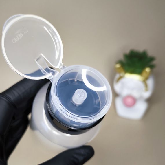 Пластикова помпа-дозатор для рідин 200мл | Зображення 1