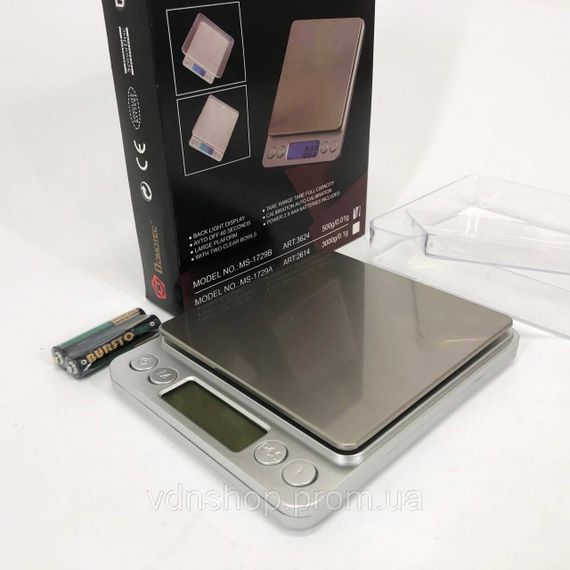 Точные электронные весы для ювелирных изделий Domotec MS-1729B 500 г, Электронные весы для золота UW-88 | Зображення 6