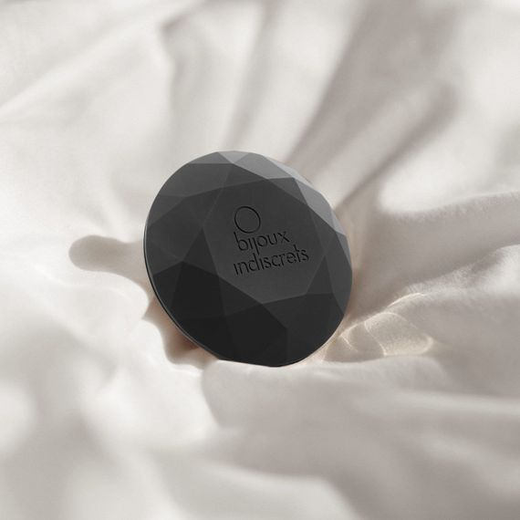 Вибромассажер бриллиант Bijoux Indiscrets - Twenty One Black, стильный аксессуар для дамской сумочки, Черный | Зображення 5