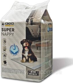 Пелюшки для собак Croci Super Nappy 60х60 см ЦІНА ЗА 1 ШТ C6020980