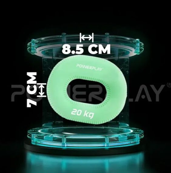 Еспандер кистьовий силіконовий PowerPlay PP-4336 Hand Grip Medium 20 кг Зелений (PP_4336_Green_20kg) | Зображення 3