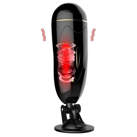 Мастурбатор вагіна Vibrating Masturbation Cup USB 7 + Interactive Function / Talk Mode Sex Aura | Зображення 2