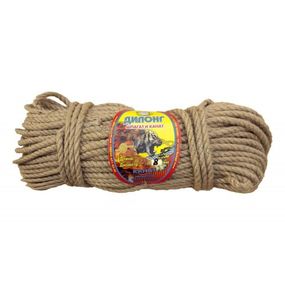 Джутовый канат крученого типа, Ø12 мм, длина 50 м