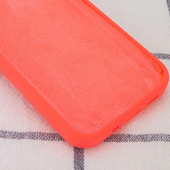 Чохол Silicone Case Full Protective (AA) NO LOGO для Apple iPhone 12 Pro Max (6.7") Кавуновий / Watermelon red | Зображення 2