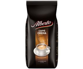Кофе зерновой  Alberto Crema, 1кг зерно купаж арабики и робуста