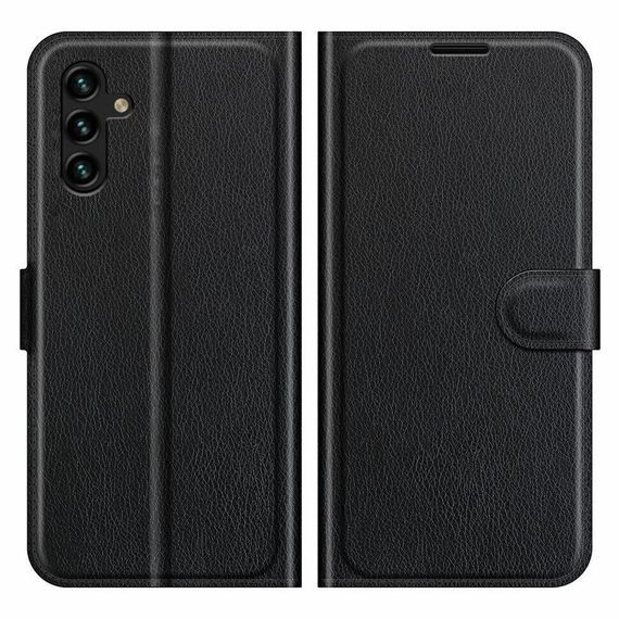 Чохол книжка з кишенями для карт на Samsung Galaxy A04s колір Чорний | Зображення 1