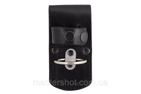 Тримач для кийки ПГ-М чохол під кийок тримач з кільцем для носіння палиці шкіряний чорний 932 ms