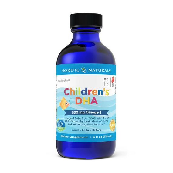 Children's DHA 530 mg Omega-3 (119 ml, natural strawberry)