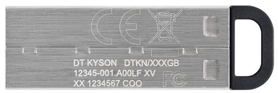 Flash Drives Kingston DataTraveler Kyson 256GB USB 3.2 (DTKN/256GB) Silver/Black | Зображення 2