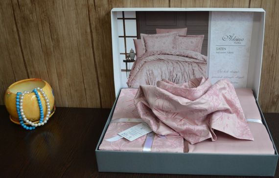 Постільна білизна First Choice Cotton Satin 160x220 см семейный Advina Powder | Зображення 4