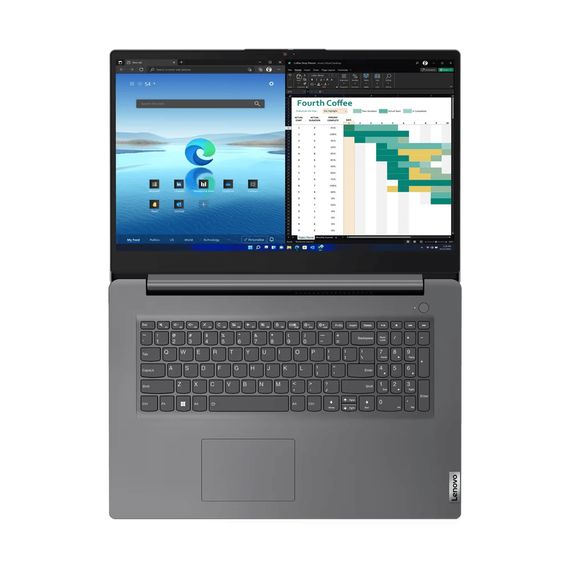 Ноутбук Lenovo V17-G4 17.3' FHD IPS AG, Intel і3-1315U, 16GB, F512GB, UMA, DOS, сірий (83A2001SRA) | Зображення 9