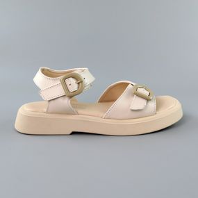 Сандалі жіночі шкіряні 589023 Бежеві 36 37 38 39 40 41