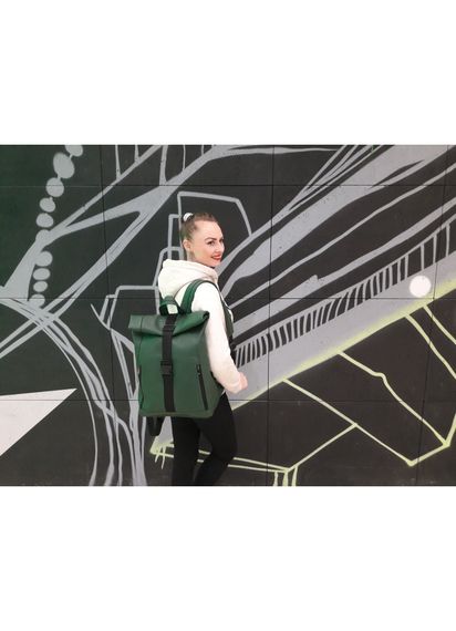 Рюкзак Sambag унісекс RollTop LZT зелений 24208007 | Зображення 2