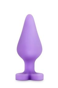 Анальна пробка PLAY WITH ME CANDY HEART FUCK ME PURPLE sexstyle