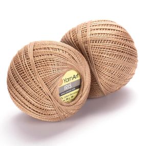 YarnArt IRIS Ирис № 930 бежевый Пряжа мерсеризованный хлопок нитки для вязания