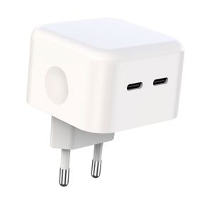 Мережевий зарядний пристрій XO L102 EU Dual type-C port 35 W Type-C to Type-C