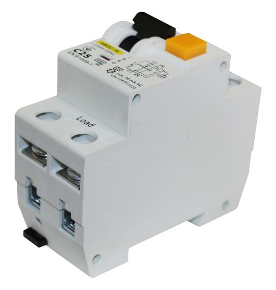 Автоматичний вимикач диференційного струму АВДс-18 2Р 25А 30мА тип АС 6 кА х-ка С Ny95506288 | Зображення 4