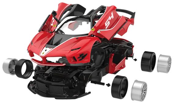 Машинка-конструктор Rastar Ferrari 1:18. Червоний | Зображення 4
