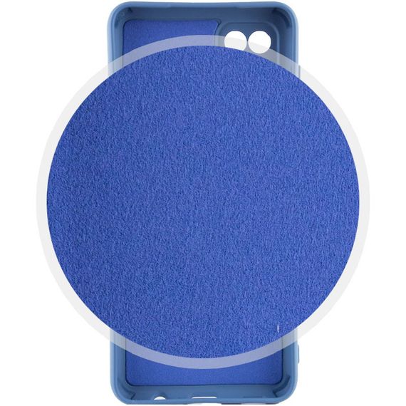 Чехол Silicone Cover Lakshmi Full Camera (A) для Samsung Galaxy A12 / M12 Full camera, Синій/Navy Blue | Зображення 2