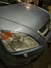 Накладки на фари (2 шт., пласт) 2004-2006 для Honda CRV років