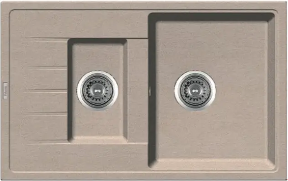 Кухонна мийка Fabiano Classic 78x50x15 Beige 8221.201.0475