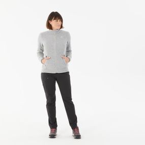 Кофта флісова жіноча MH120 для туризму біла